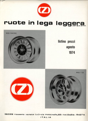 1974 - Catalogue OZ